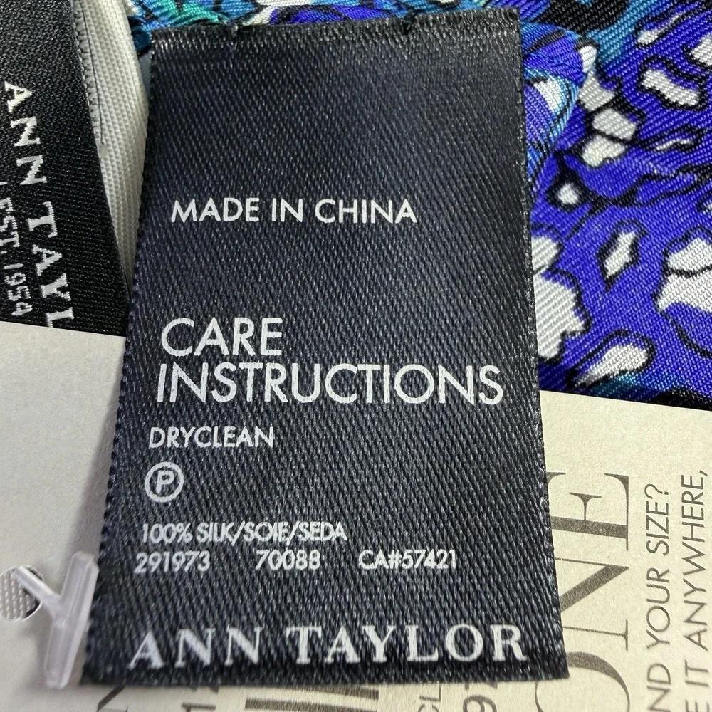 Ann Taylor 100% Silk Scarf 72